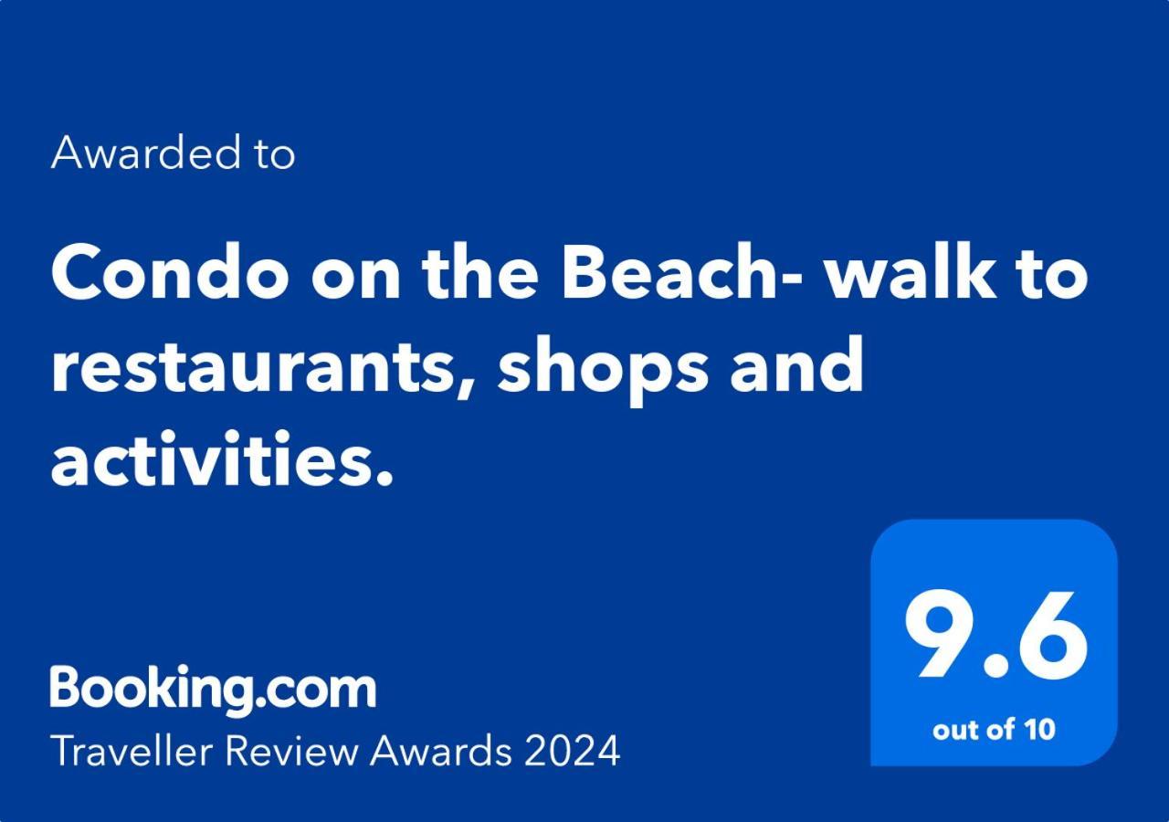Condo On The Beach- Walk To Restaurants, Shops And Activities. กัลฟ์ชอร์ส ภายนอก รูปภาพ